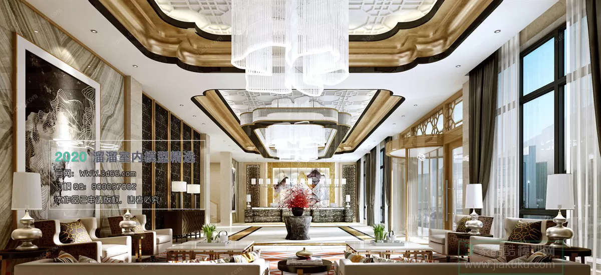 PUBLIC SPACE 3D MODEL – Lobby_Reception – 27 PUBLIC SPACE 3D MODEL – Lobby_Reception – 27