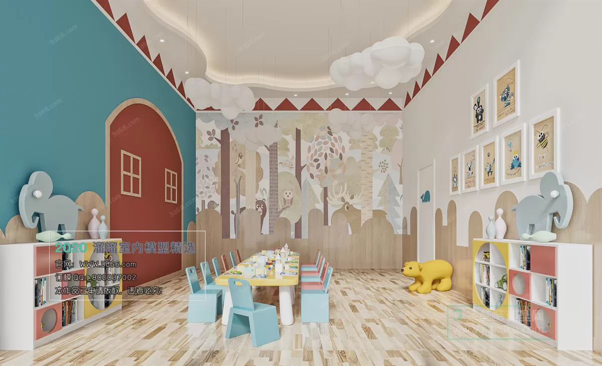 PUBLIC SPACE 3D MODEL – PublicConstructionDecoration – 287