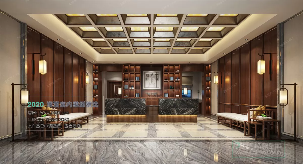 PUBLIC SPACE 3D MODEL – Lobby_Reception – 30 PUBLIC SPACE 3D MODEL – Lobby_Reception – 30