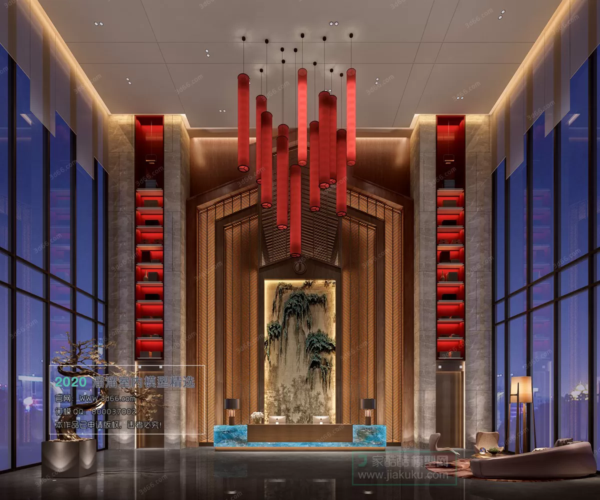 PUBLIC SPACE 3D MODEL – Lobby_Reception – 31 PUBLIC SPACE 3D MODEL – Lobby_Reception – 31