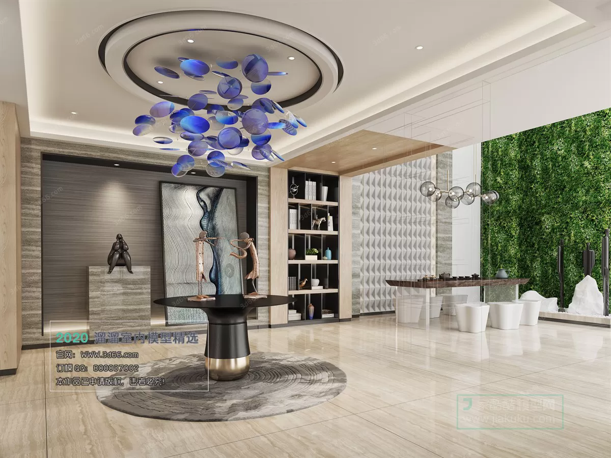 PUBLIC SPACE 3D MODEL – Lobby_Reception – 32 PUBLIC SPACE 3D MODEL – Lobby_Reception – 32