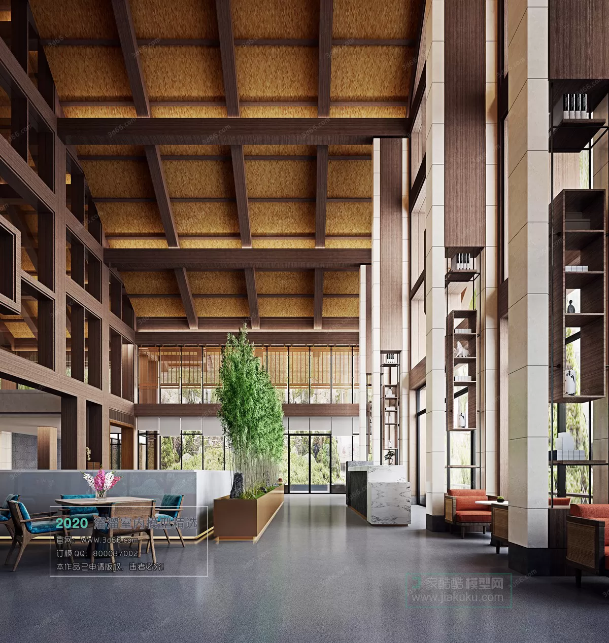 PUBLIC SPACE 3D MODEL – Lobby_Reception – 35 PUBLIC SPACE 3D MODEL – Lobby_Reception – 35