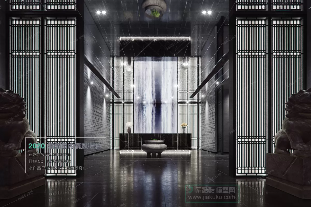 PUBLIC SPACE 3D MODEL – Lobby_Reception – 36 PUBLIC SPACE 3D MODEL – Lobby_Reception – 36