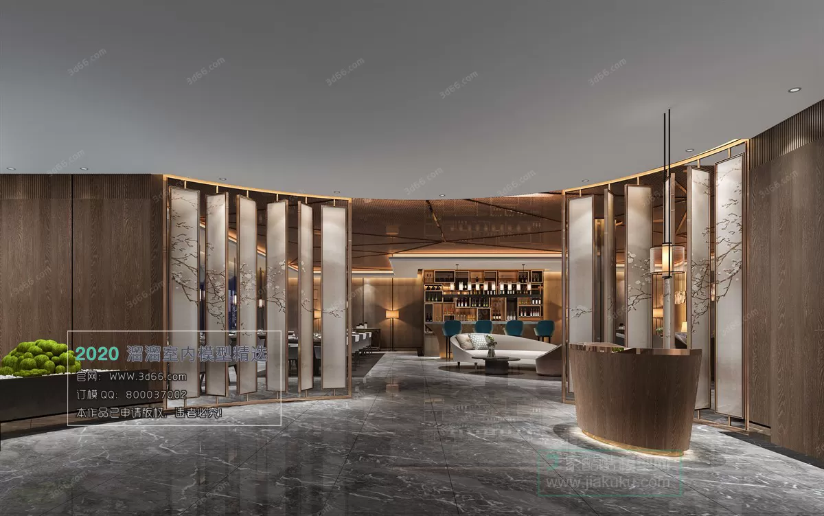 PUBLIC SPACE 3D MODEL – Lobby_Reception – 5 PUBLIC SPACE 3D MODEL – Lobby_Reception – 5