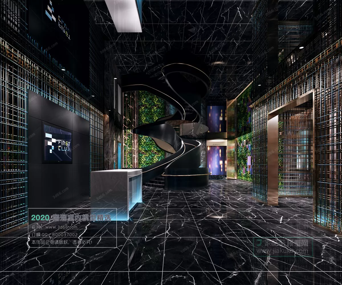 PUBLIC SPACE 3D MODEL – Lobby_Reception – 7 PUBLIC SPACE 3D MODEL – Lobby_Reception – 7