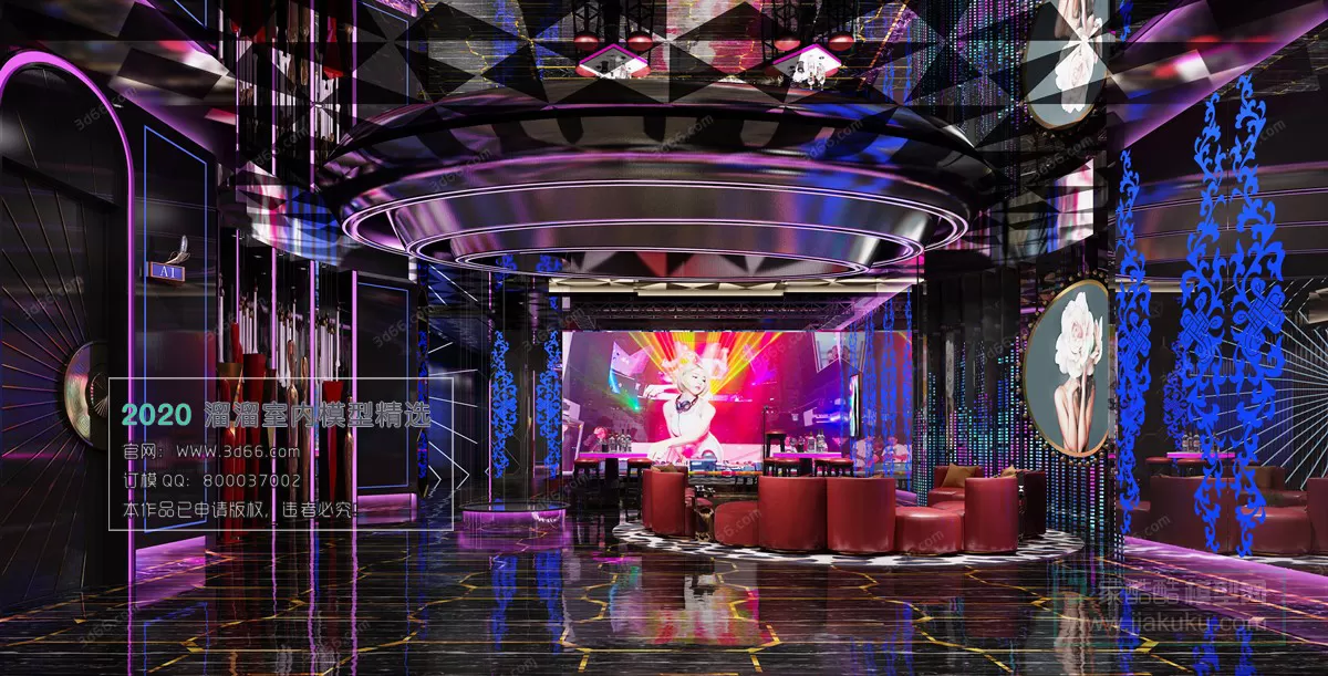 PUBLIC SPACE 3D MODEL – KTV_Bar_SPA – 89 PUBLIC SPACE 3D MODEL – KTV_Bar_SPA – 89