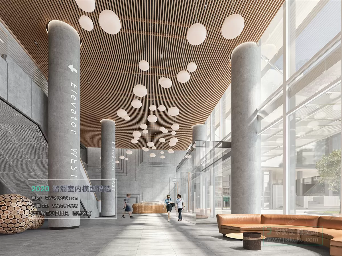 PUBLIC SPACE 3D MODEL – Lobby_Reception – 10 PUBLIC SPACE 3D MODEL – Lobby_Reception – 10