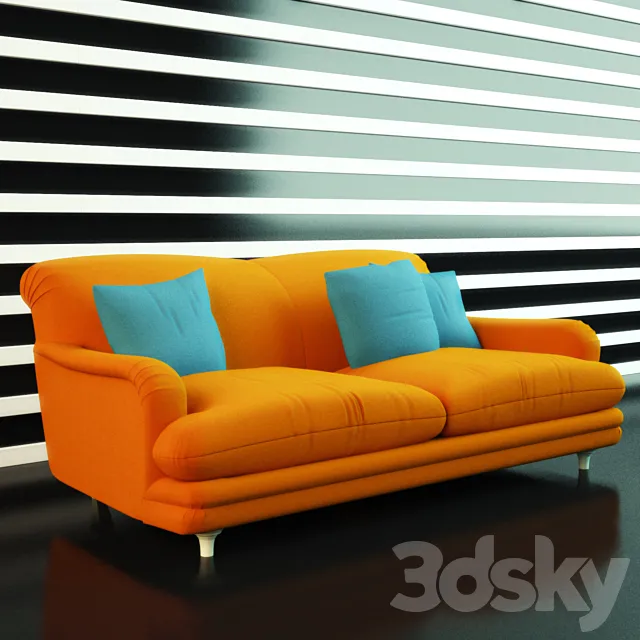 Pudding Sofa 3D Model Pudding Sofa 3D Model