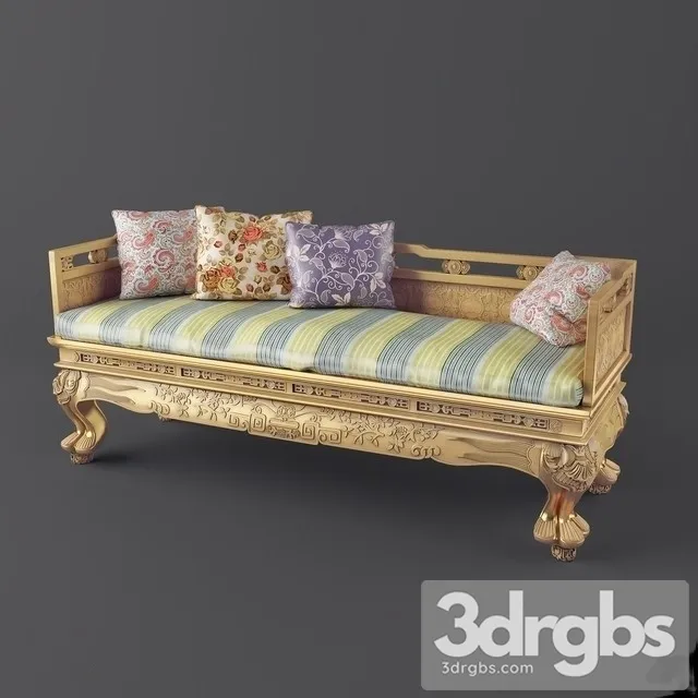 Puf Sofa 3D Model Download