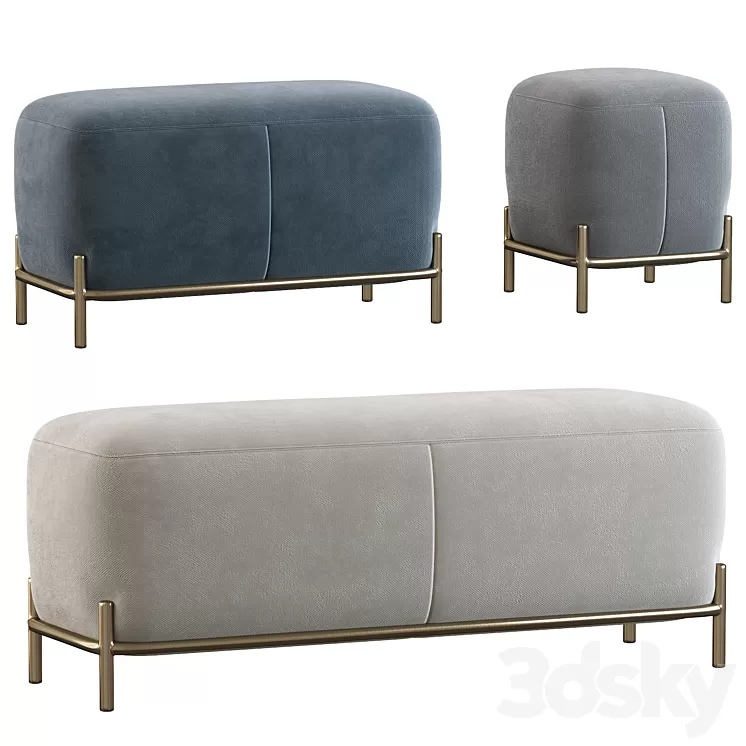 Puff pawai set 3D Model Puff pawai set 3D Model