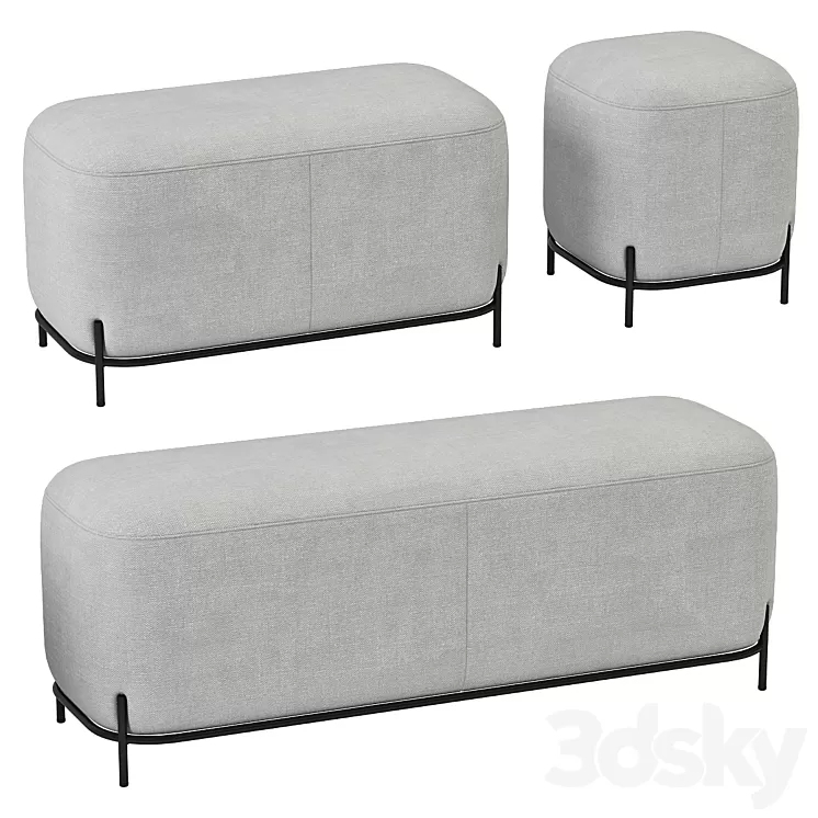 Puff_Pawai_set 3D Model Puff_Pawai_set 3D Model