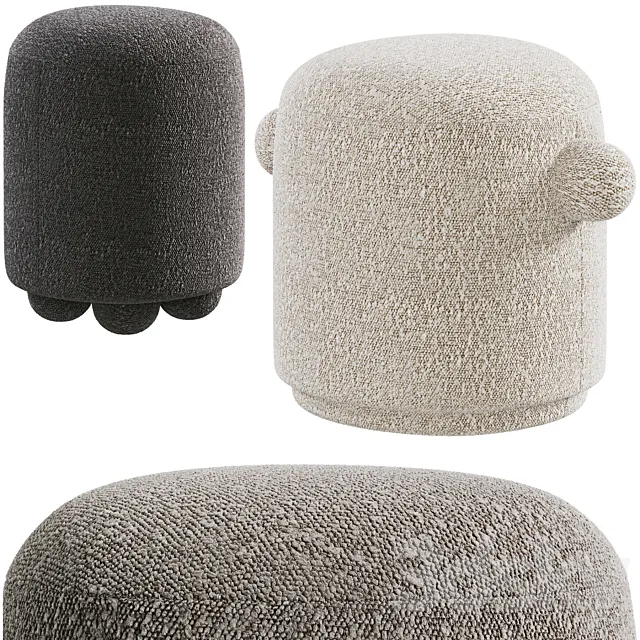 Puffs Fahri + Mozu_ Orsetto 3D Model Puffs Fahri + Mozu_ Orsetto 3D Model