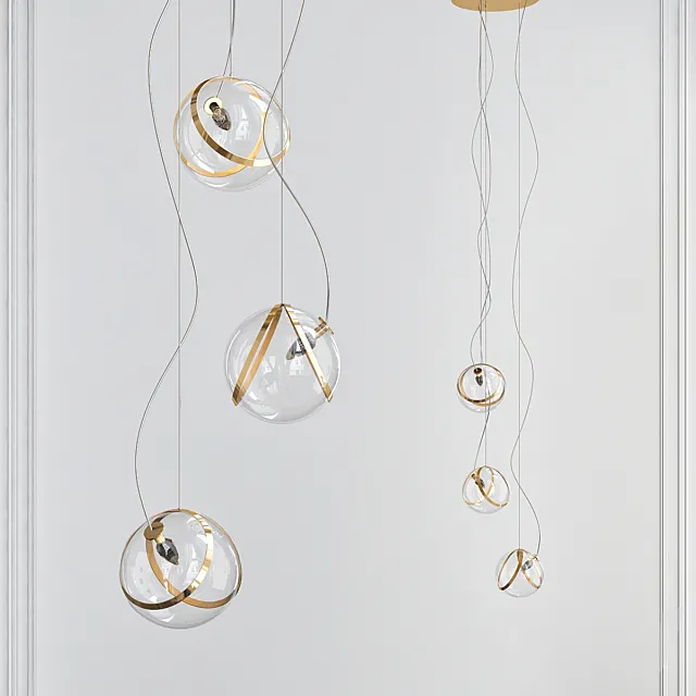 Pug Terzani Lampada a Sospensione 3DModel Pug Terzani Lampada a Sospensione 3DModel