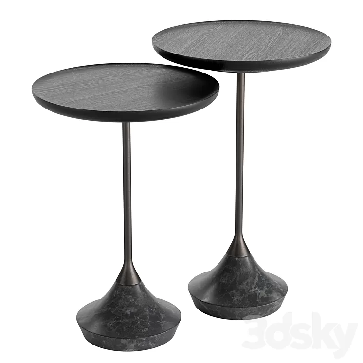 Puglia Side Tables by Eichholtz 3D Model Puglia Side Tables by Eichholtz 3D Model