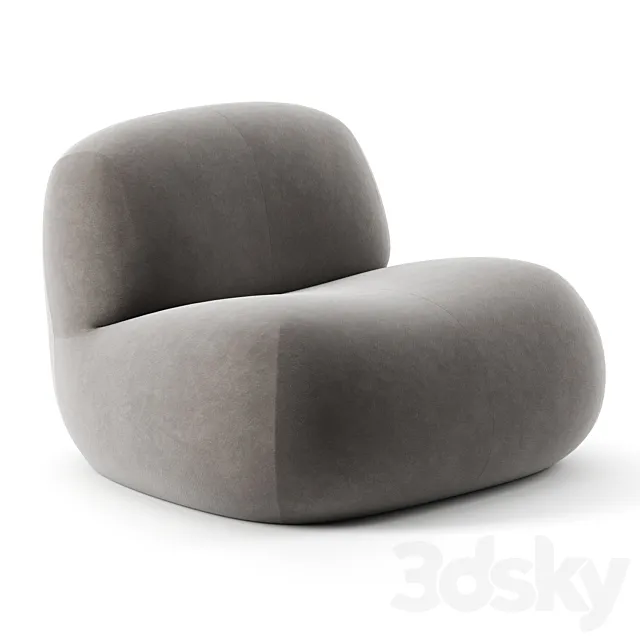 Pukka armchair by Ligne Roset 3D Model