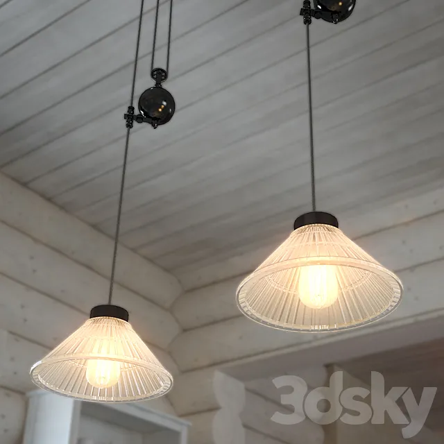 Pulley Glasscone Cosmorelax 3DModel Pulley Glasscone Cosmorelax 3DModel