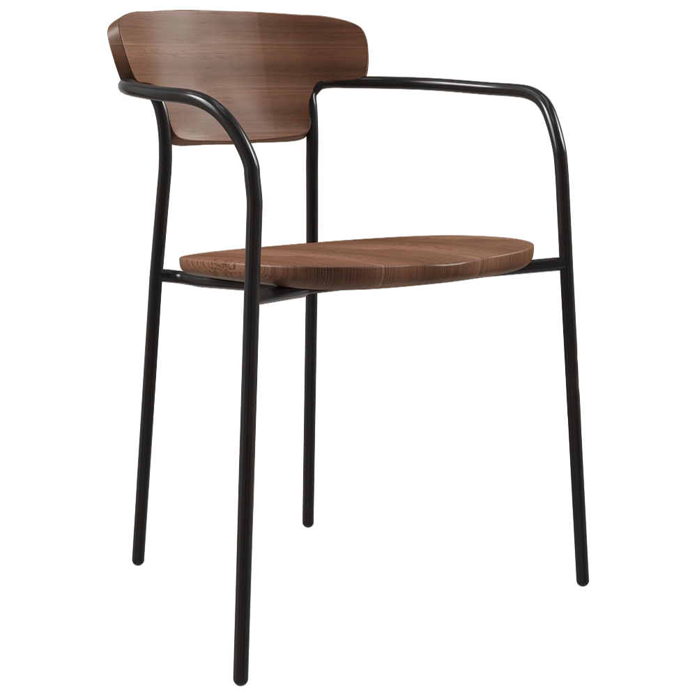 Punt Mobles  – Chair Pecan 3D Model