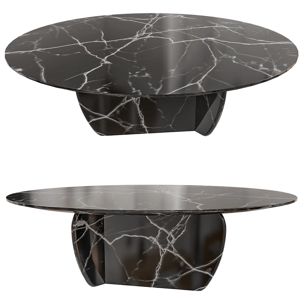 Punt Mobles – Coffee table Coral 3D Model Punt Mobles – Coffee table Coral 3D Model