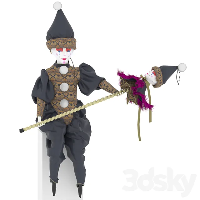 Puppet Doll 3D Model Puppet Doll 3D Model