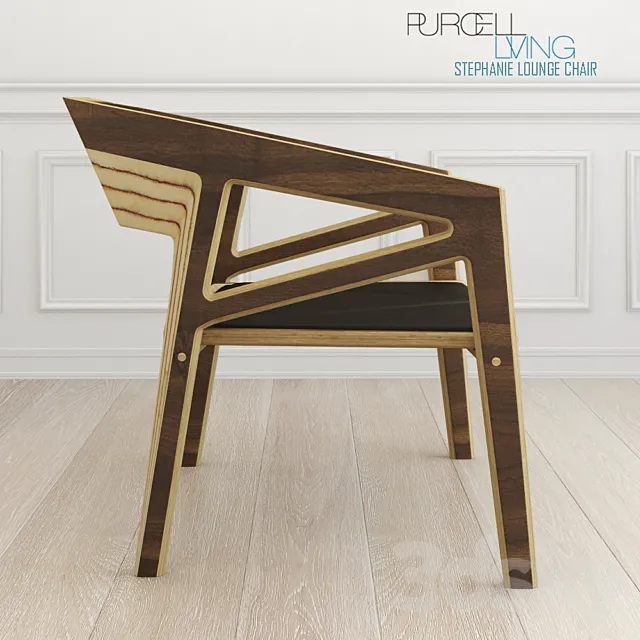 Purcell Living Stephanie Lounge Chair 3D Model