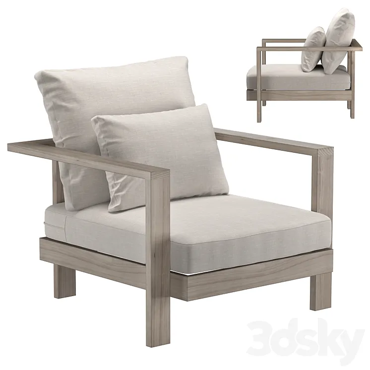 PURE ARMCHAIR 3D Model Free Download