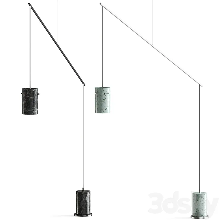 Pure betoBoom by BETOLUX concrete Free standing light 3D Model Free Download