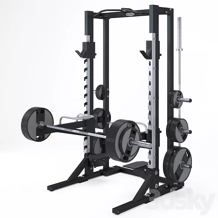 PURE STRENGTH – OLYMPIC HALF RACK 3D Model