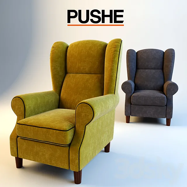 PUSHE Armchair “Linkvud” 3D Model