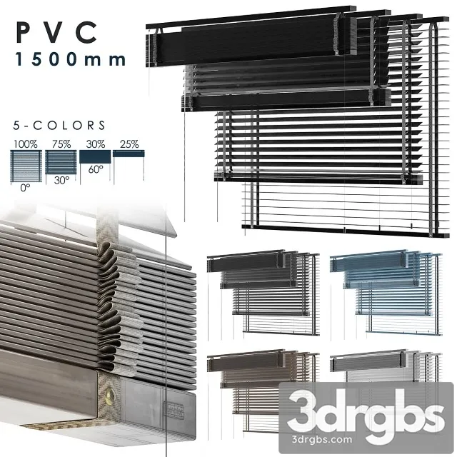 PVC Blind 1500 in 45 mm 3D Model Download