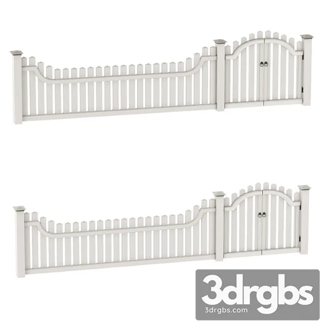 Pvc Fence 1 3D Model Download Pvc Fence 1 3D Model Download