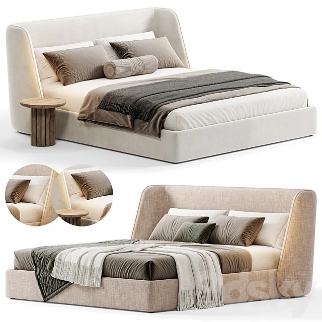 PYORA Bed By Nobonobo 3D Model PYORA Bed By Nobonobo 3D Model