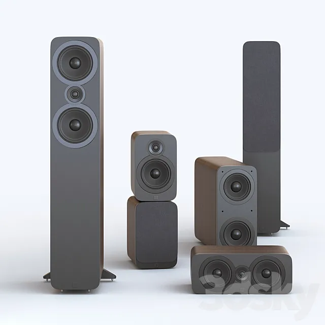 Q-Acoustics 3000 3D Model