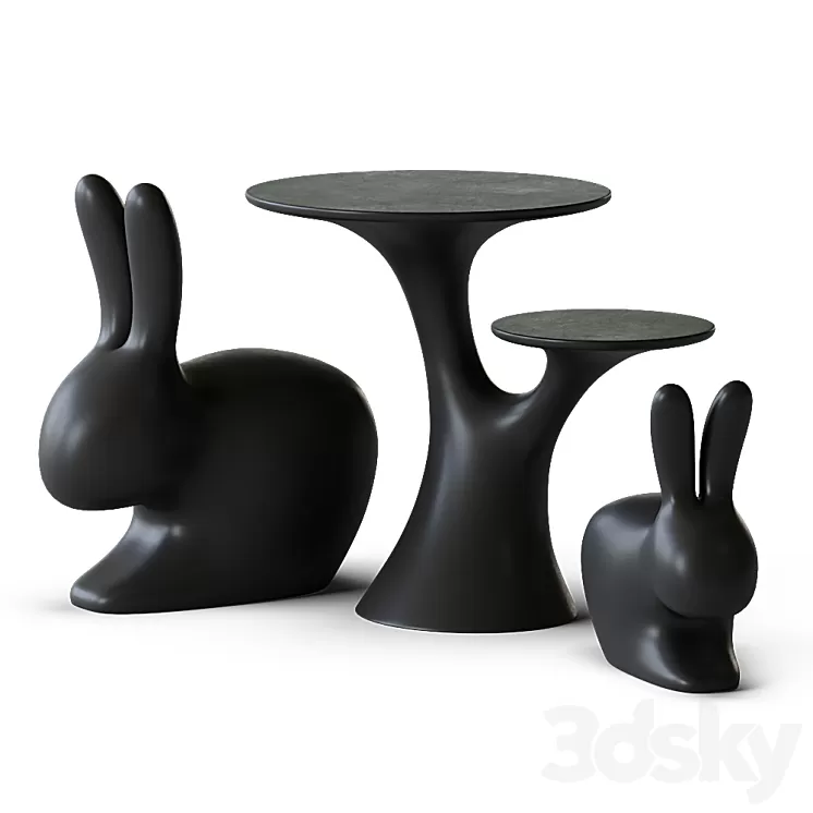 Qeeboo RABBIT 3D Model Qeeboo RABBIT 3D Model