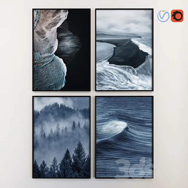 Quad Posters Vol.52 3DModel Quad Posters Vol.52 3DModel