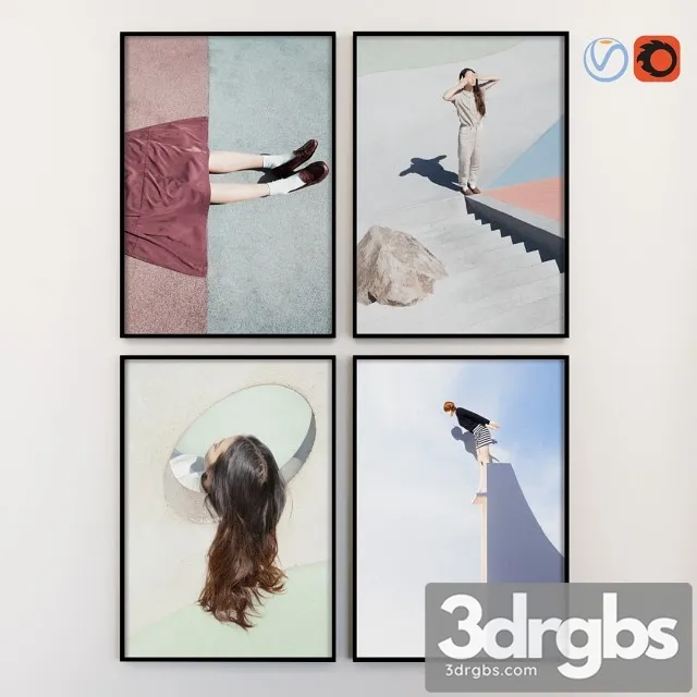 Quad Posters Vol 57 3D Model Download