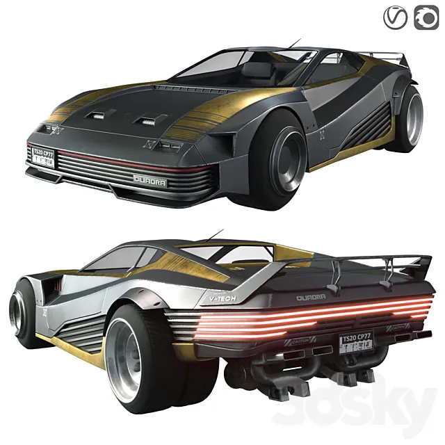 Quadra V-Tech 3D Model