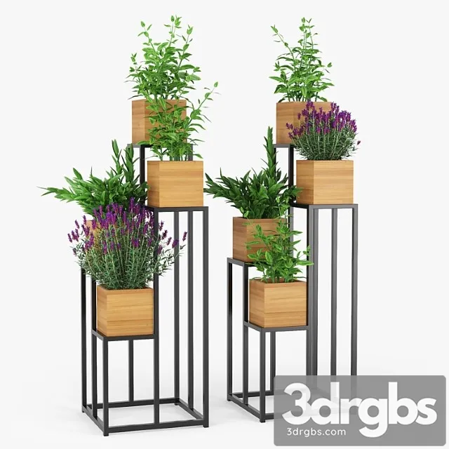 Quadrant plant stand Quadrant plant stand