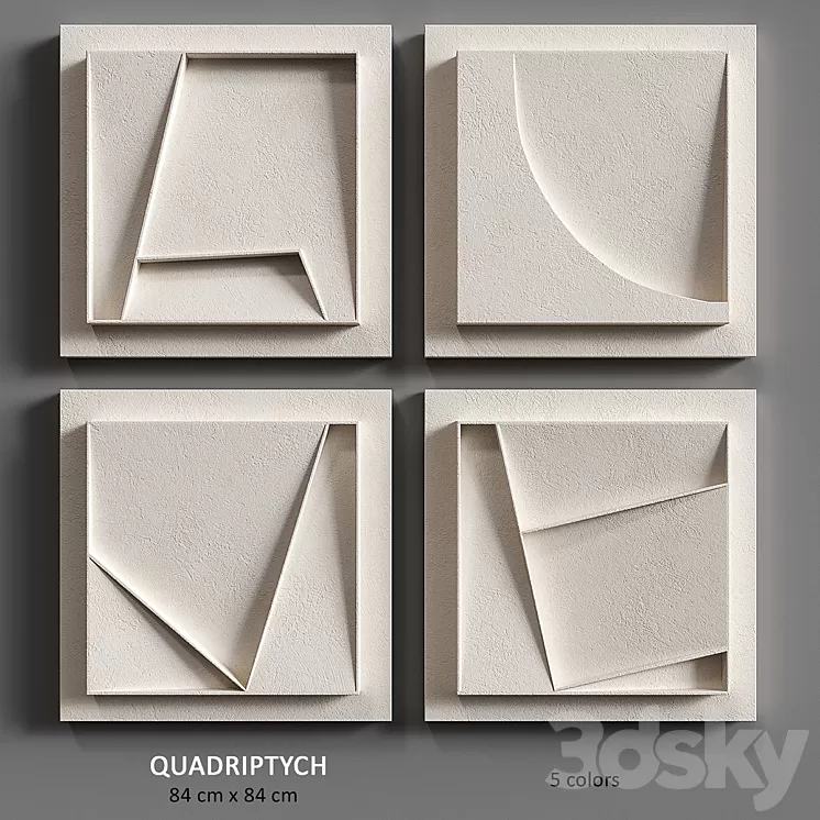 QUADRIPTYCH 3D Model QUADRIPTYCH 3D Model