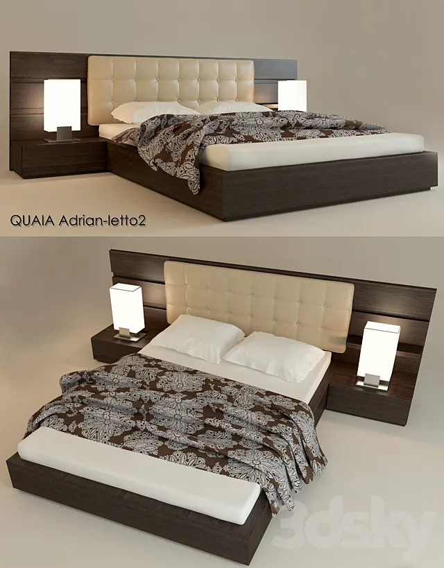 QUAIA Adrian-letto2 3DModel