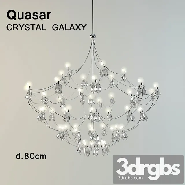 Quasar Crystal Galaxy 3D Model Download