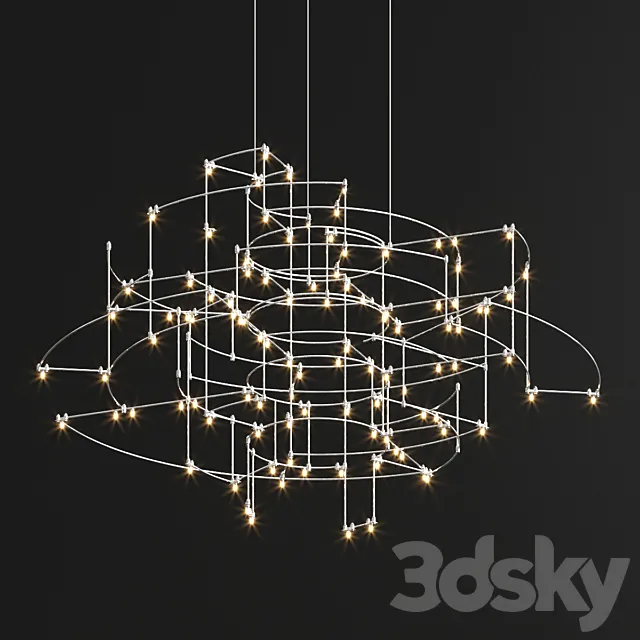 QuasazR specter chandelier 3D Model