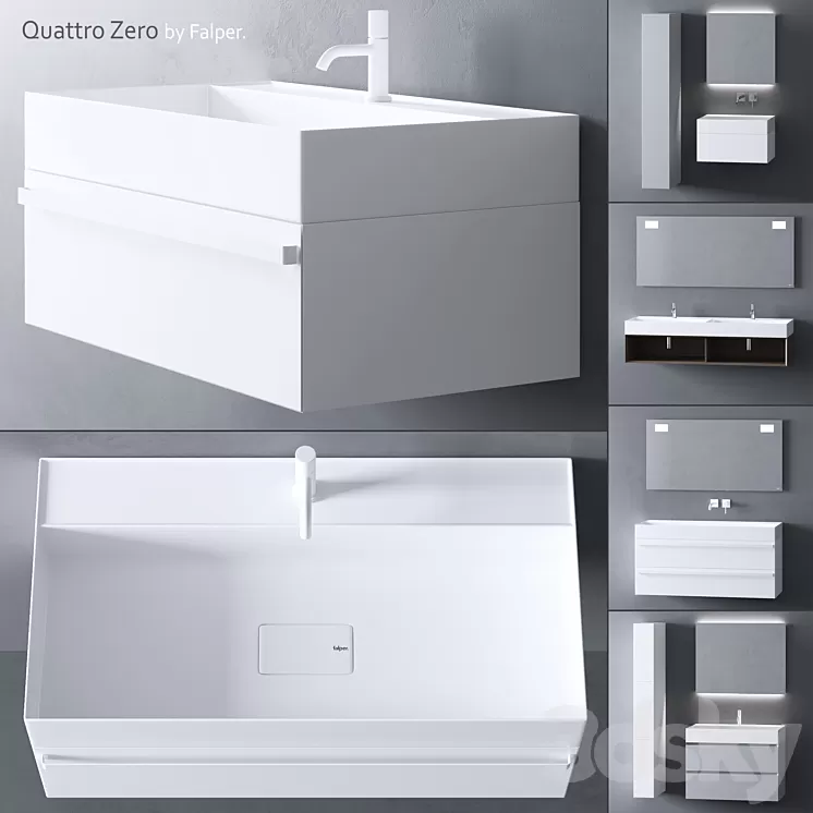 Quattro Zero by Falper 3D Model Quattro Zero by Falper 3D Model