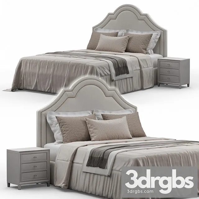 Queen madison crown headboard bed 1 Queen madison crown headboard bed 1