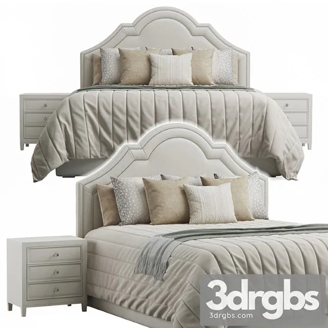 Queen Madison Crown Headboard Bed 3 3D Model Download Queen Madison Crown Headboard Bed 3 3D Model Download