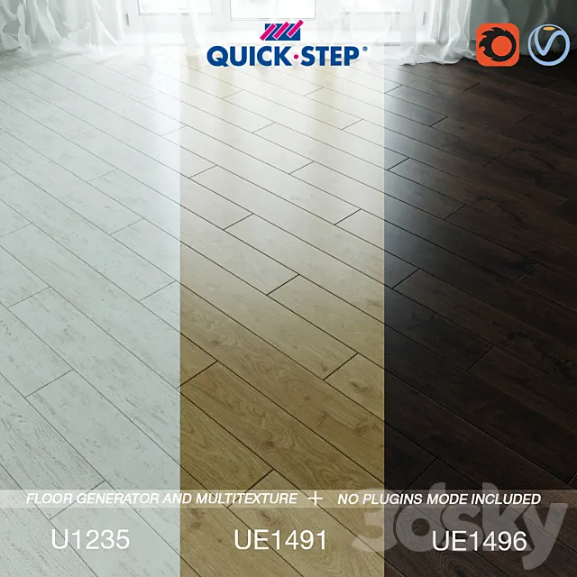 Quick-step Flooring Vol.3 3DModel