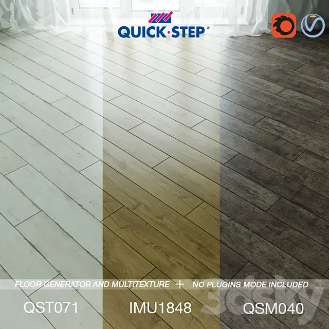 Quick-step Flooring Vol.34 3DModel
