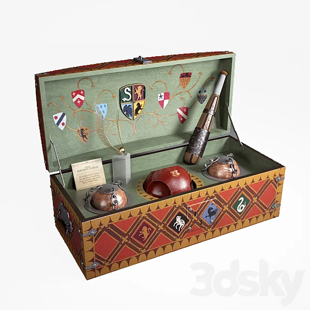 Quidditch game set 3DModel Quidditch game set 3DModel