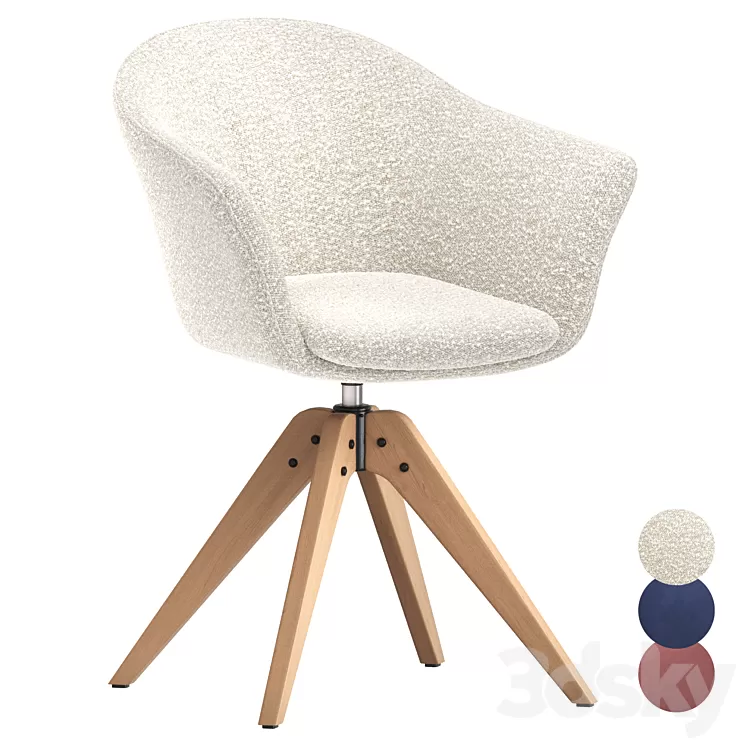 Quilda armchair by La Redoute 3D Model Free Download