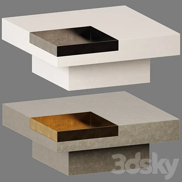 Quill Coffee Table By High Fashion Home 3DModel