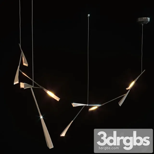Quill Led Linear Pendant 3D Model Download